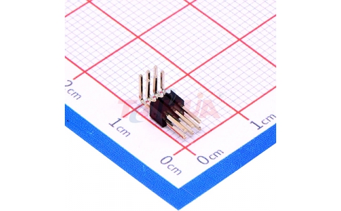 1.27mm雙排90度2×3P