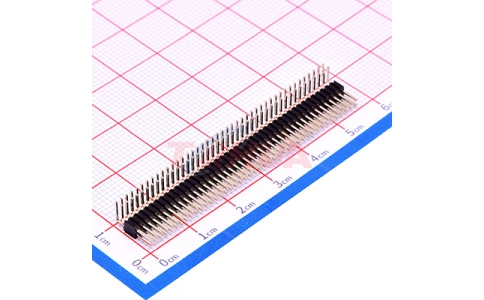 1.27mm雙排90度2×43P